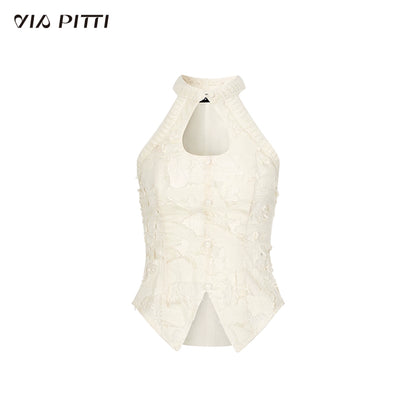 Lace Panel Buckle Suspender Top NA4803