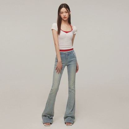 Micro Flare Denim Jeans NA4020