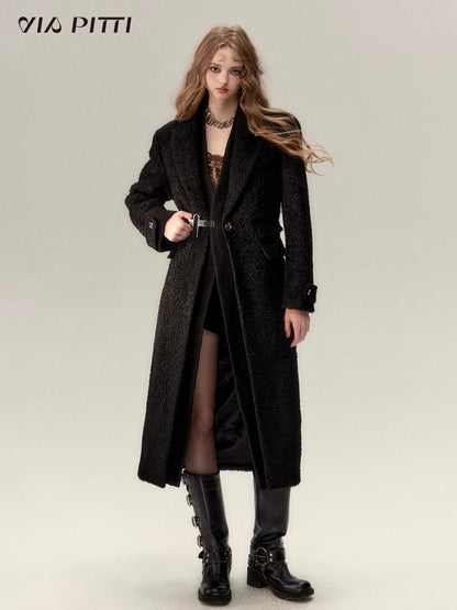 Woolen Flurry Long Coat NA5041