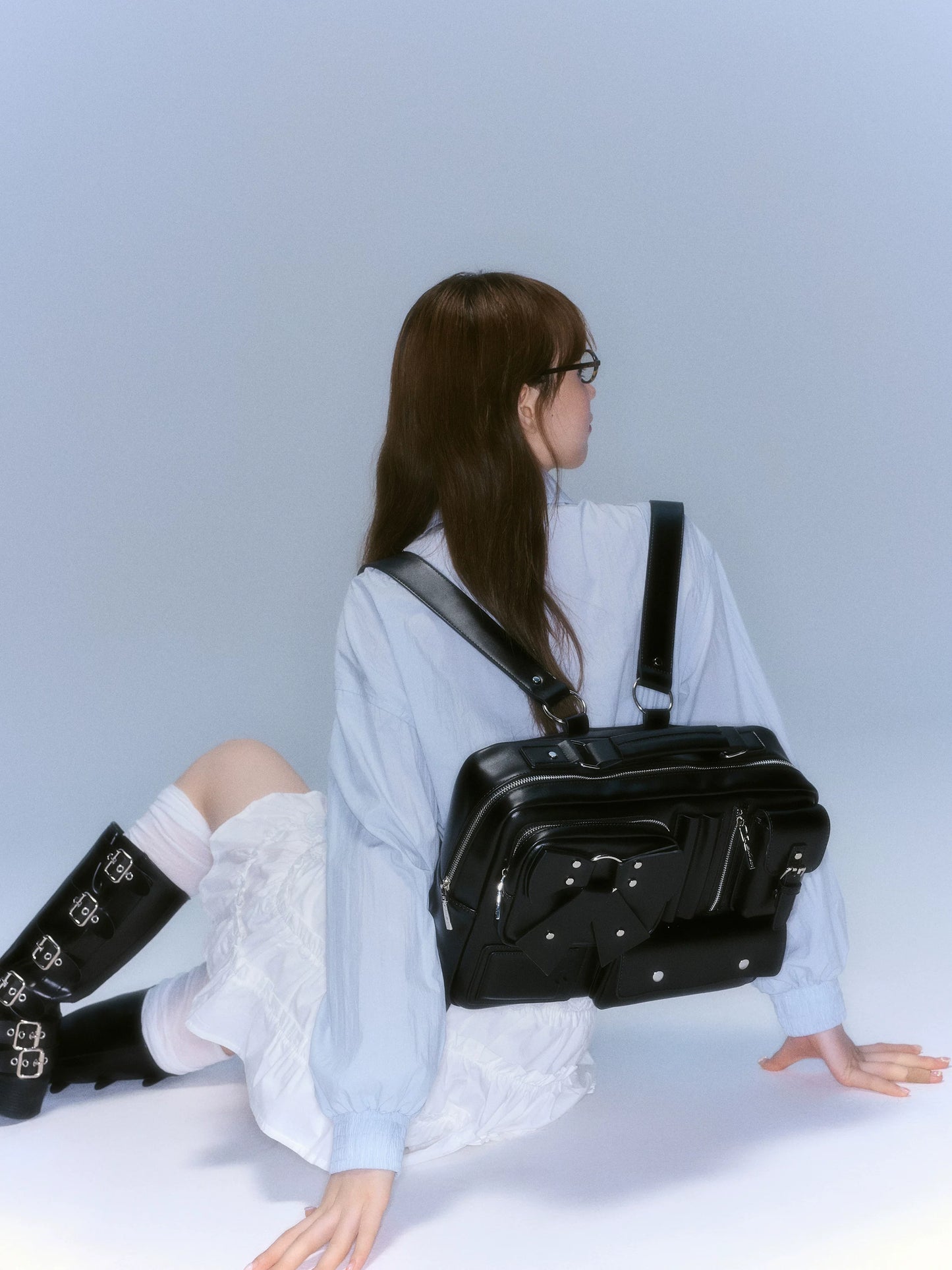 NA8811 LOST FOREST Ringing College Sweet Cool Girl Three-dimensional Pocket Shoulder Bag Versatile New Product NA8811