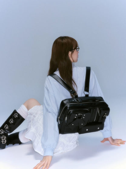 NA8811 LOST FOREST Ringing College Sweet Cool Girl Three-dimensional Pocket Shoulder Bag Versatile New Product NA8811