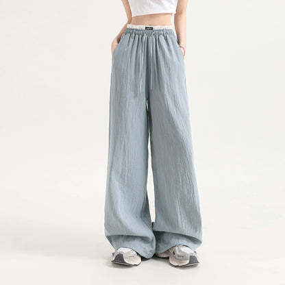 Wide-Leg Straight Long Pants NA3554