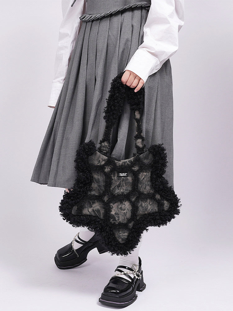 Fringe Star Denim Shoulder Bag NA8437