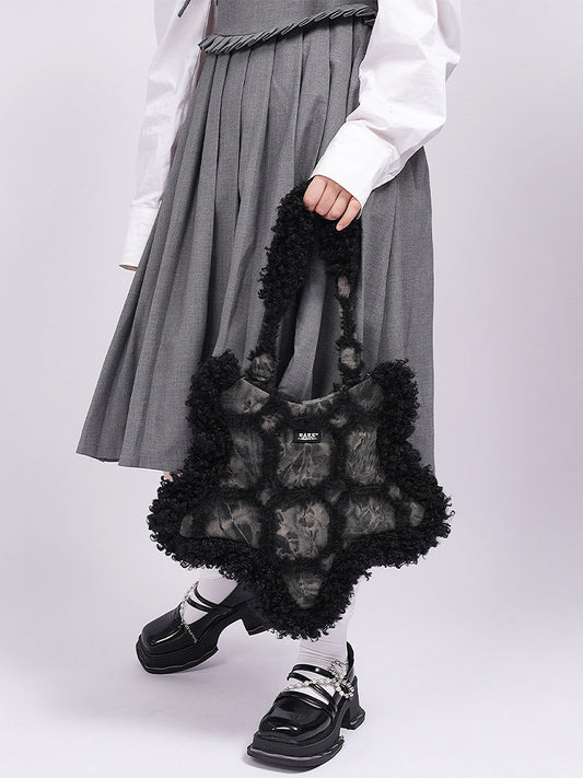 Fringe Star Denim Shoulder Bag NA8437