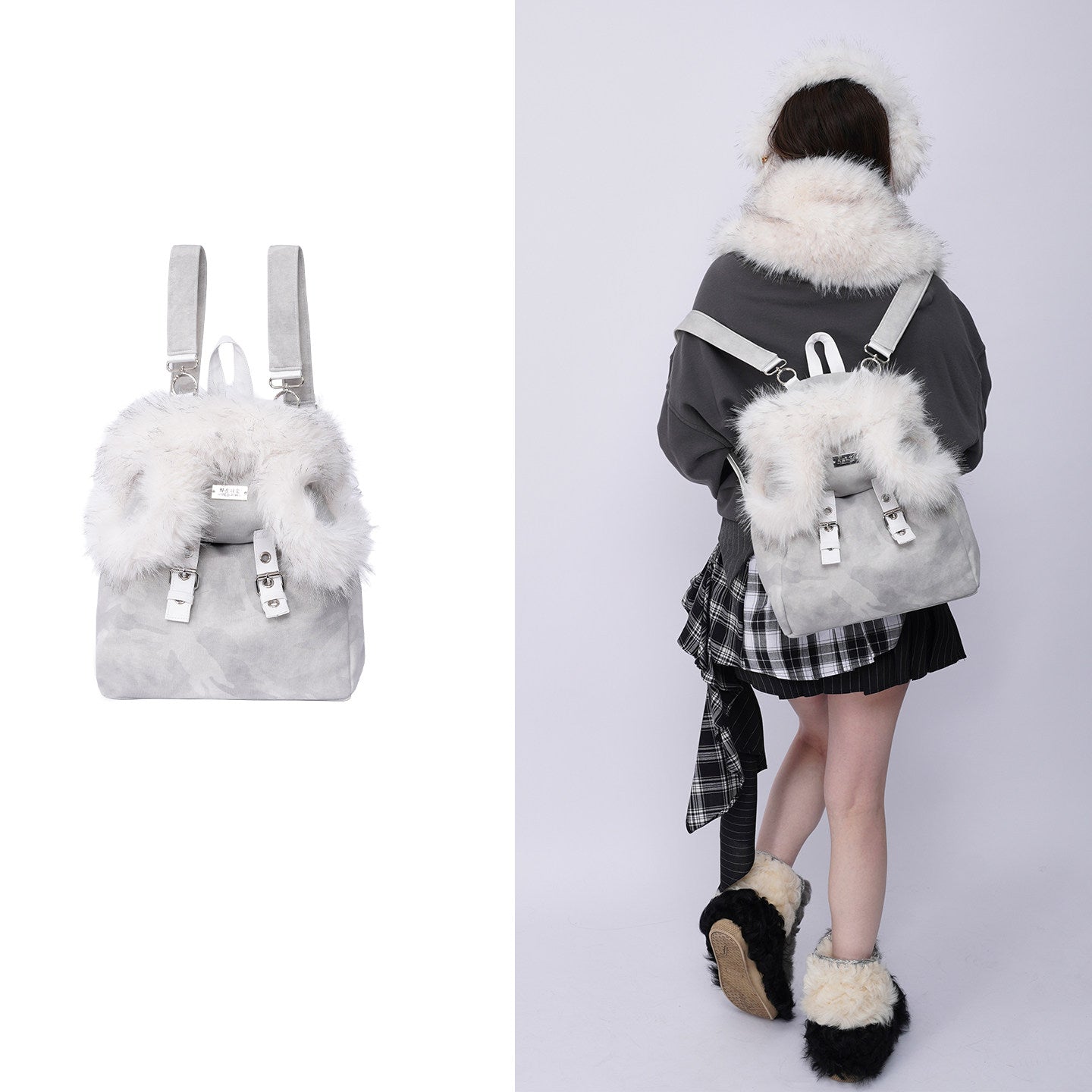 Fur Design Backpack NA8398