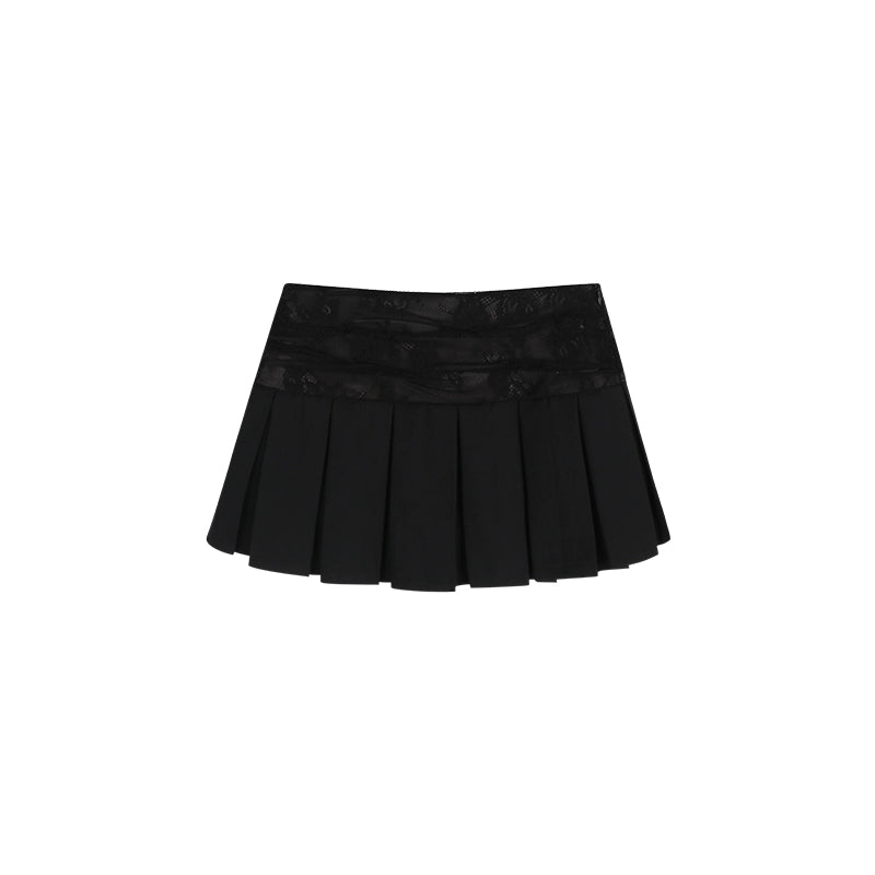 A-line Pleated Short Skirt NA3977