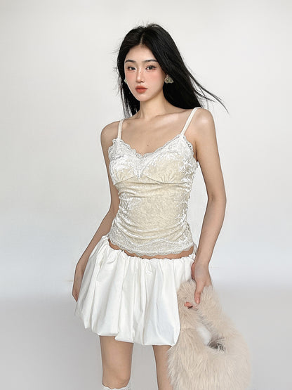 Velvet Lace Camisole NA4497