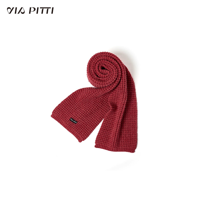 Warm Waffle Knit Scarf NA4689