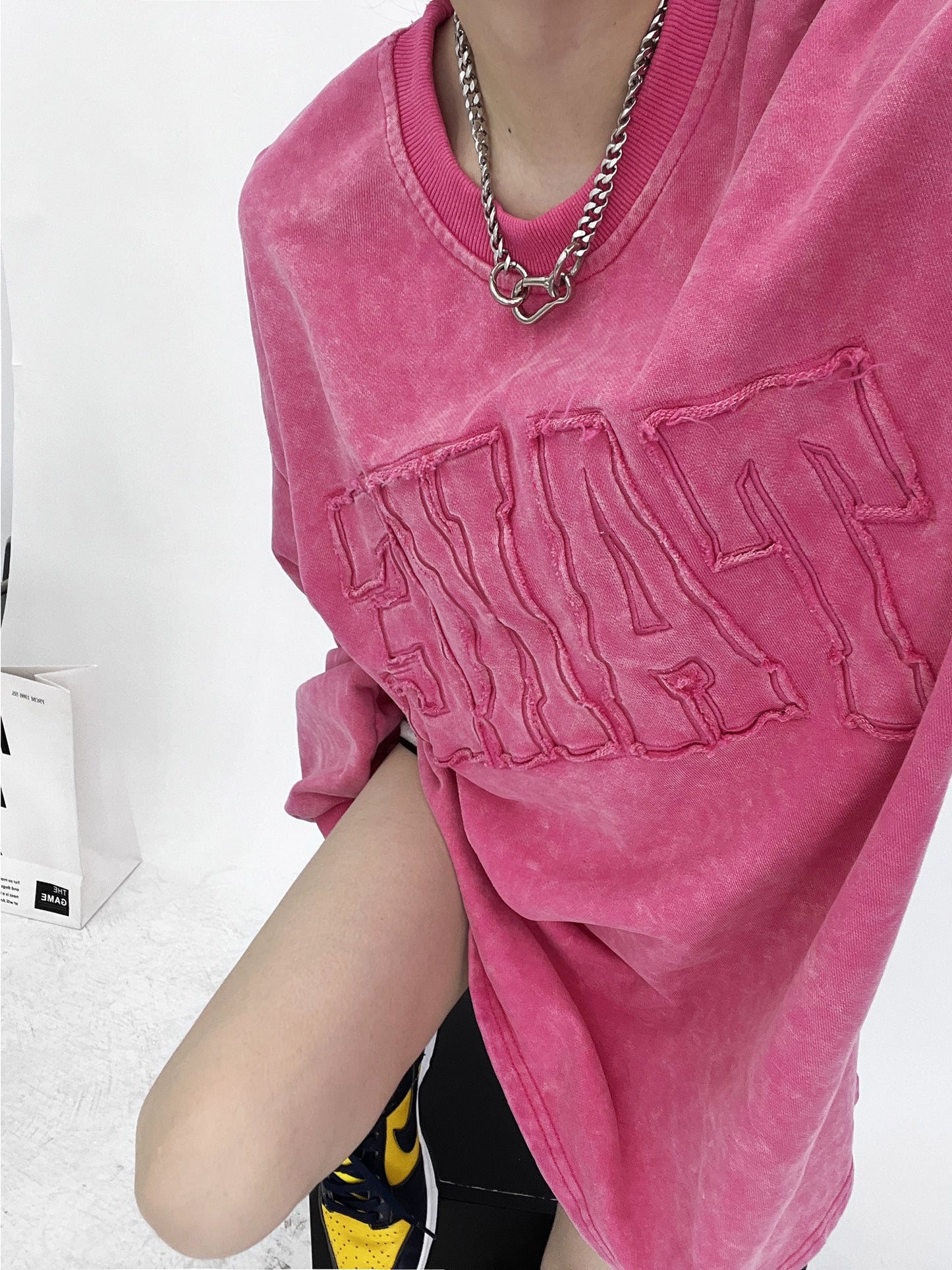 Washed Oversized Sweatshirt NA2770