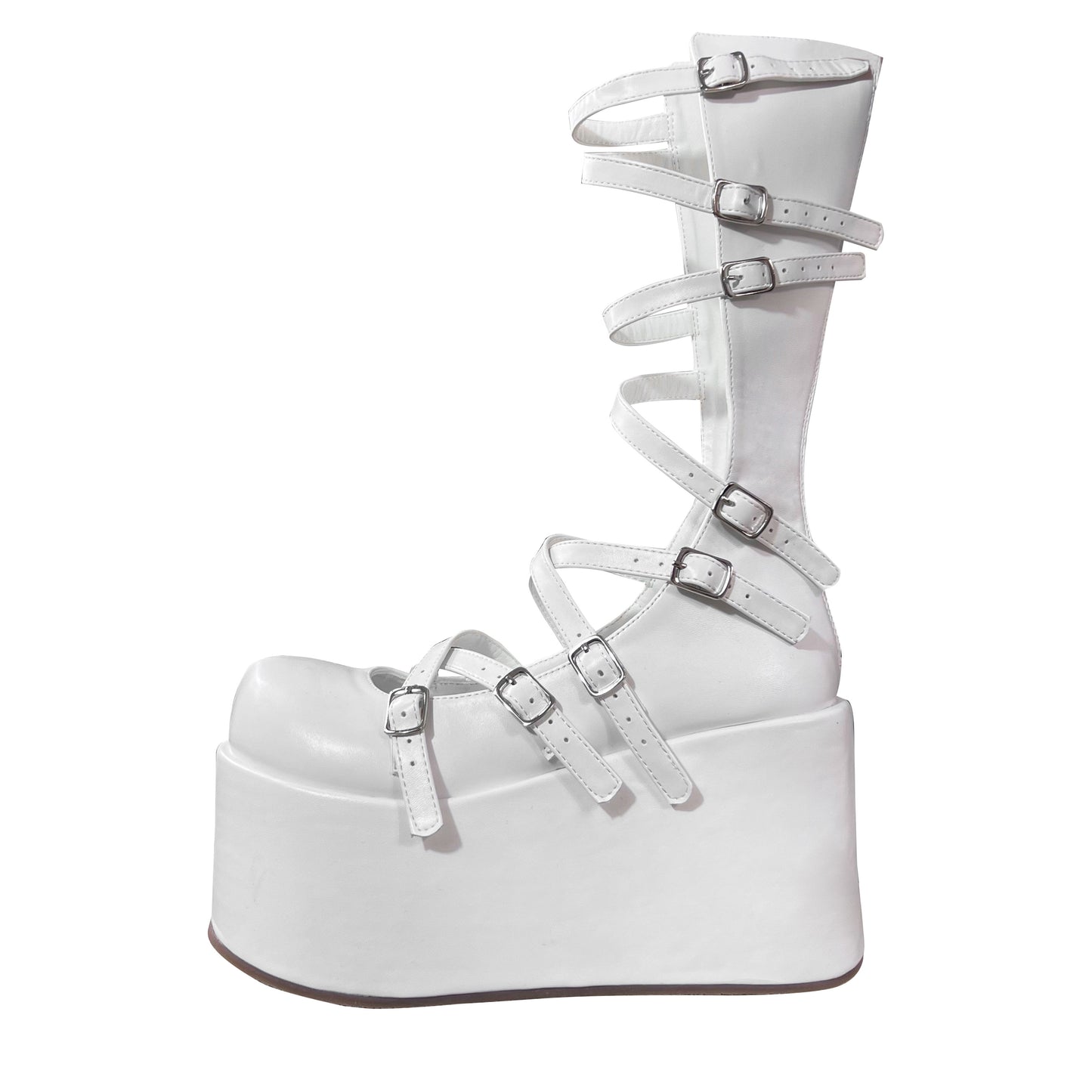 Roman Lace Platform Boots NA8486