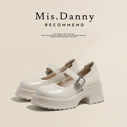 Low-Cut Platform PU Leather Shoes NA8684