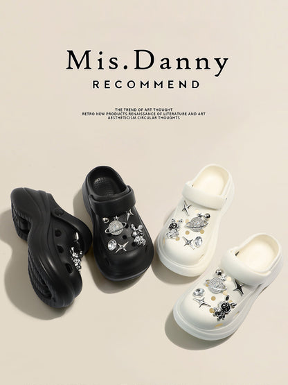 Soft Platform Height Increase Closed Toe Sandals NA8771