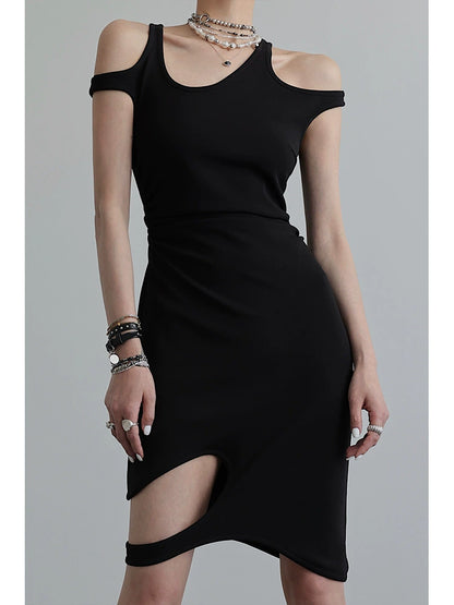 Open Backs Shoulders Dress NA4256