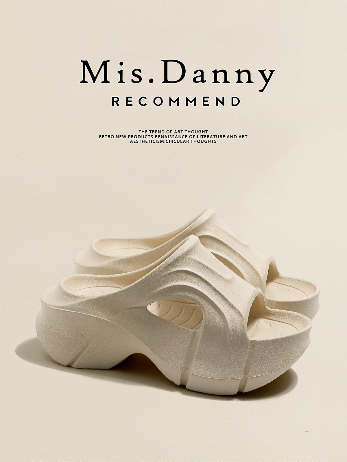 Ultra Light Extra Soft Thick Sole Single Strap Sandals NA8731