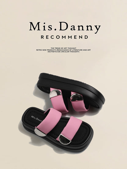 Super Soft Platform Double-Strap Sandals NA8724