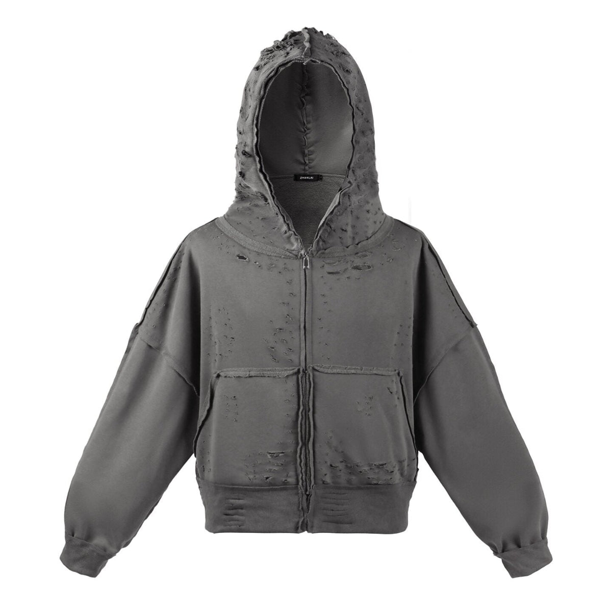 Damage Design Oversize Zipper Hoodie NA8869