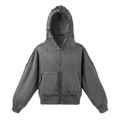 Damage Design Oversize Zipper Hoodie NA8869