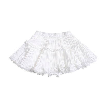 High Waist Frills A-line Ballet Style Skirt NA2593