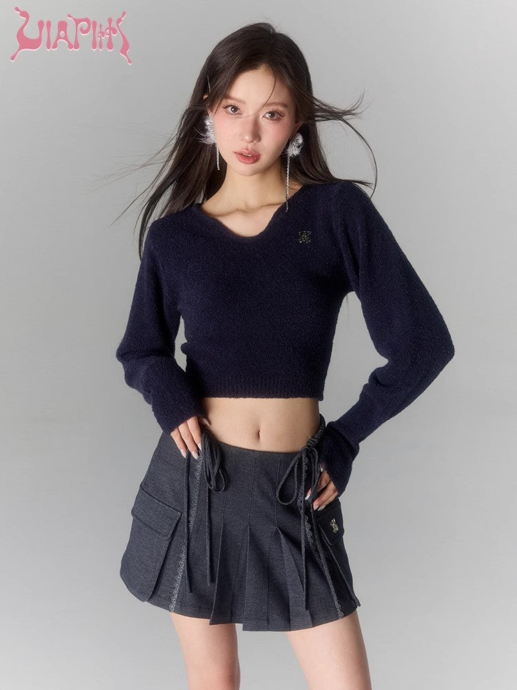 V-neck Slim Fit Knit Sweater NA4848