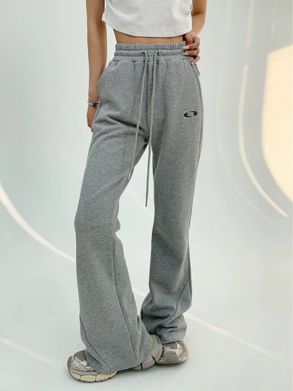 Embroidery Flare Sweatpants NA2834