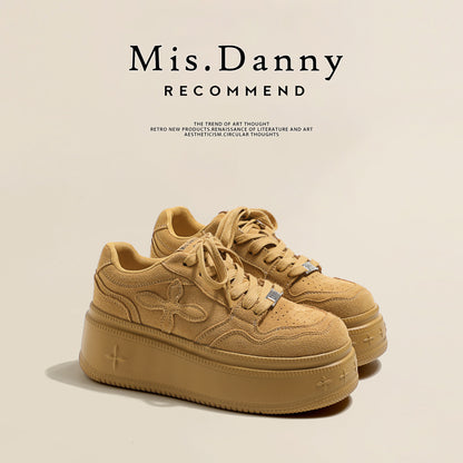 Chunky Sole Lace-Up Sneakers NA8667