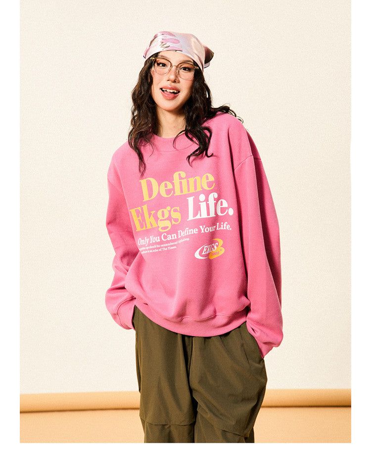 Oversize Graphic Sweatshirt NA9398