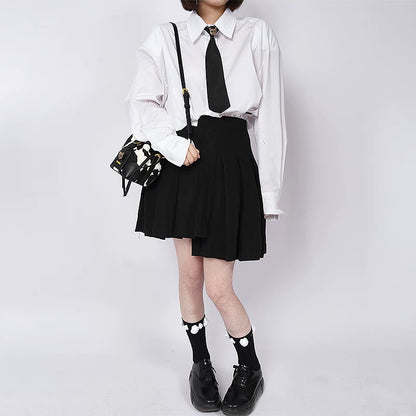 With Cat Pin Standalone Neck Tie NA8396