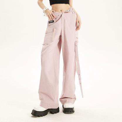 Wide Leg Cargo Pants NA3487