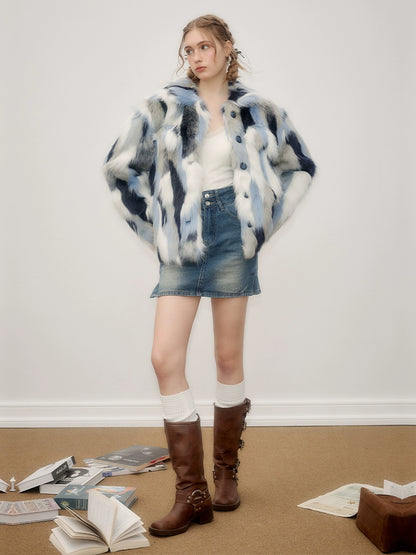 Thick Faux Fur Jacket NA6071