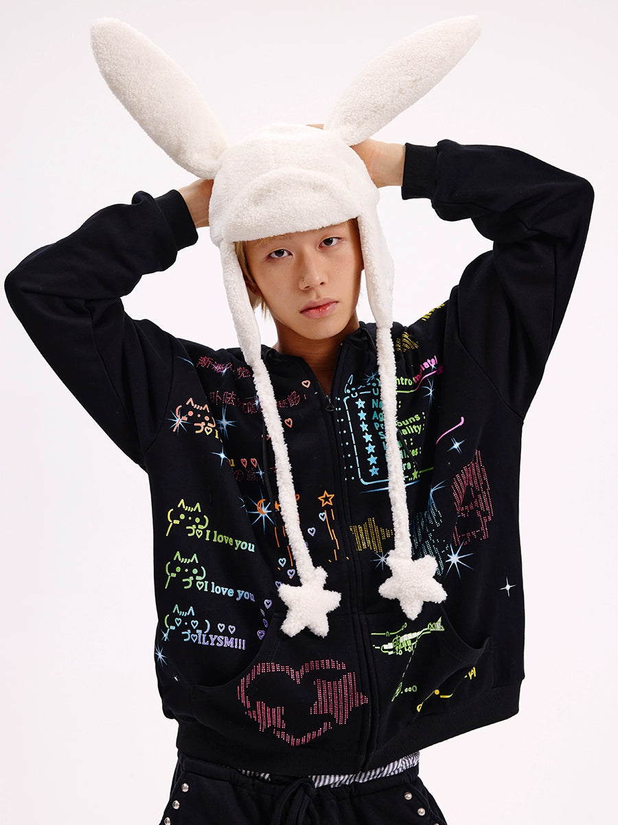 Rabbit Ear Plush Hat NA6685