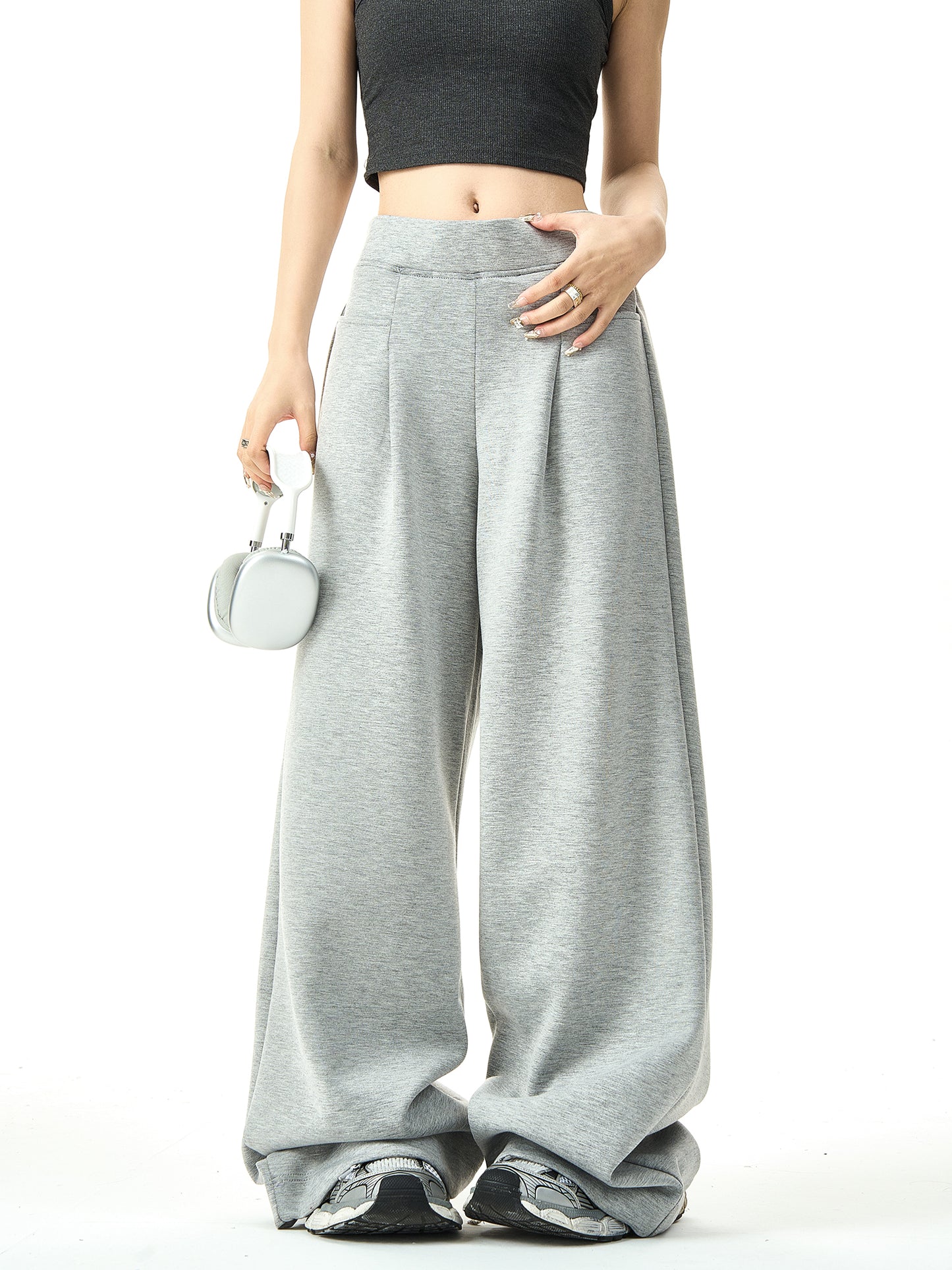 Wide Leg Sporty Sweatpants NA2973