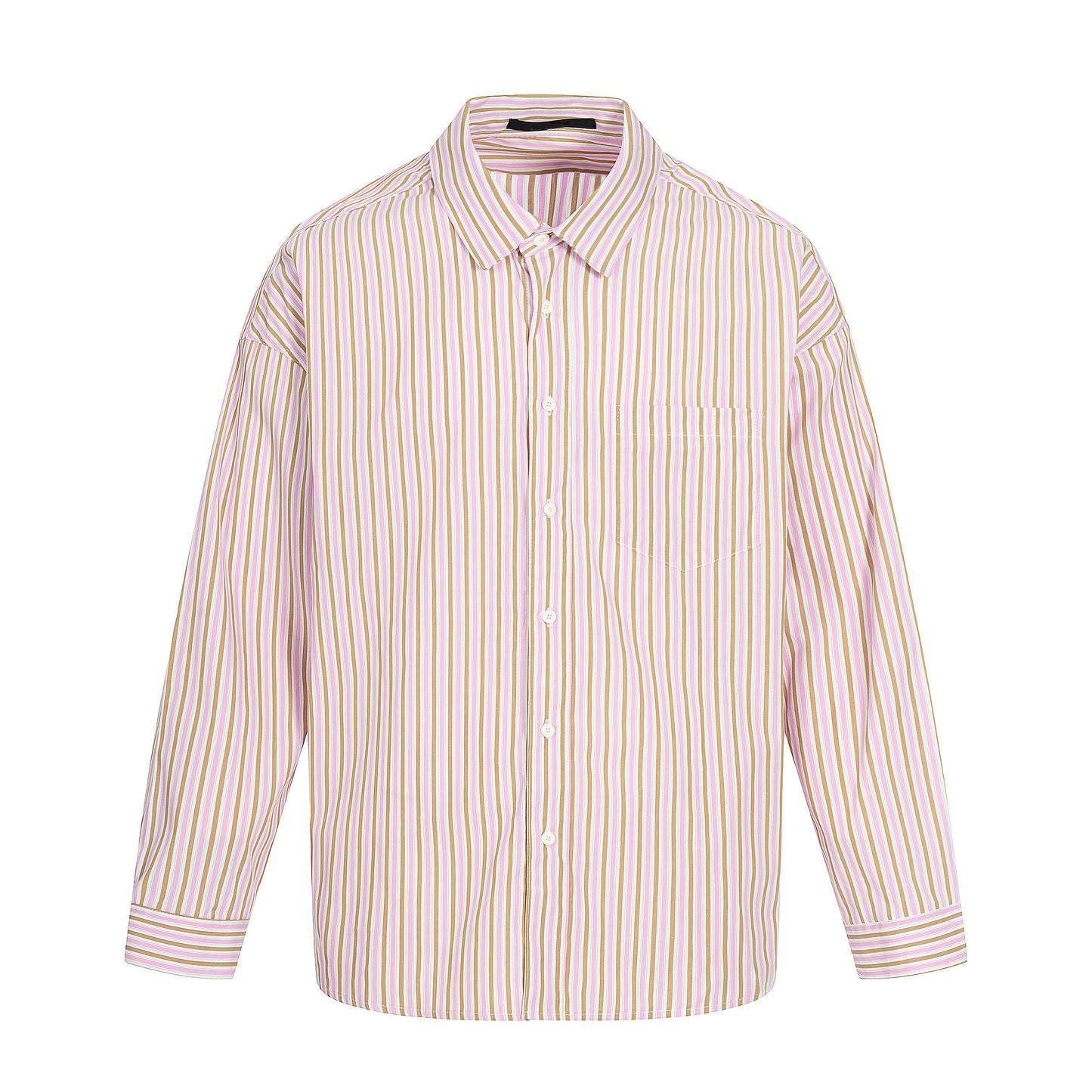 Stripe Oversize Long Sleeve Shirt NA9029