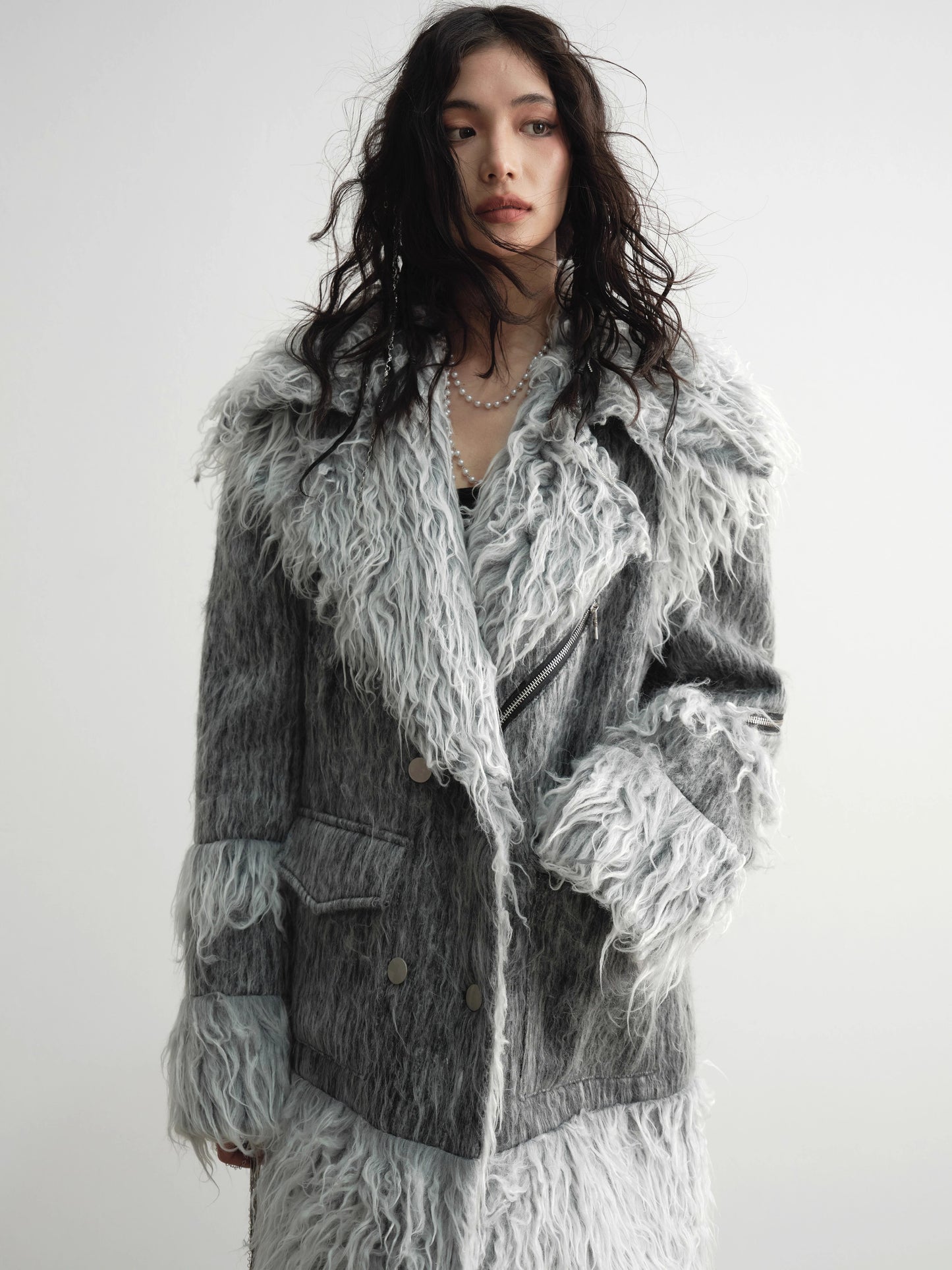 Oversize Furry Jacket NA5182