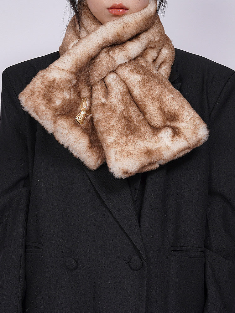 Original Design Thickened Plush Scarf NA8421