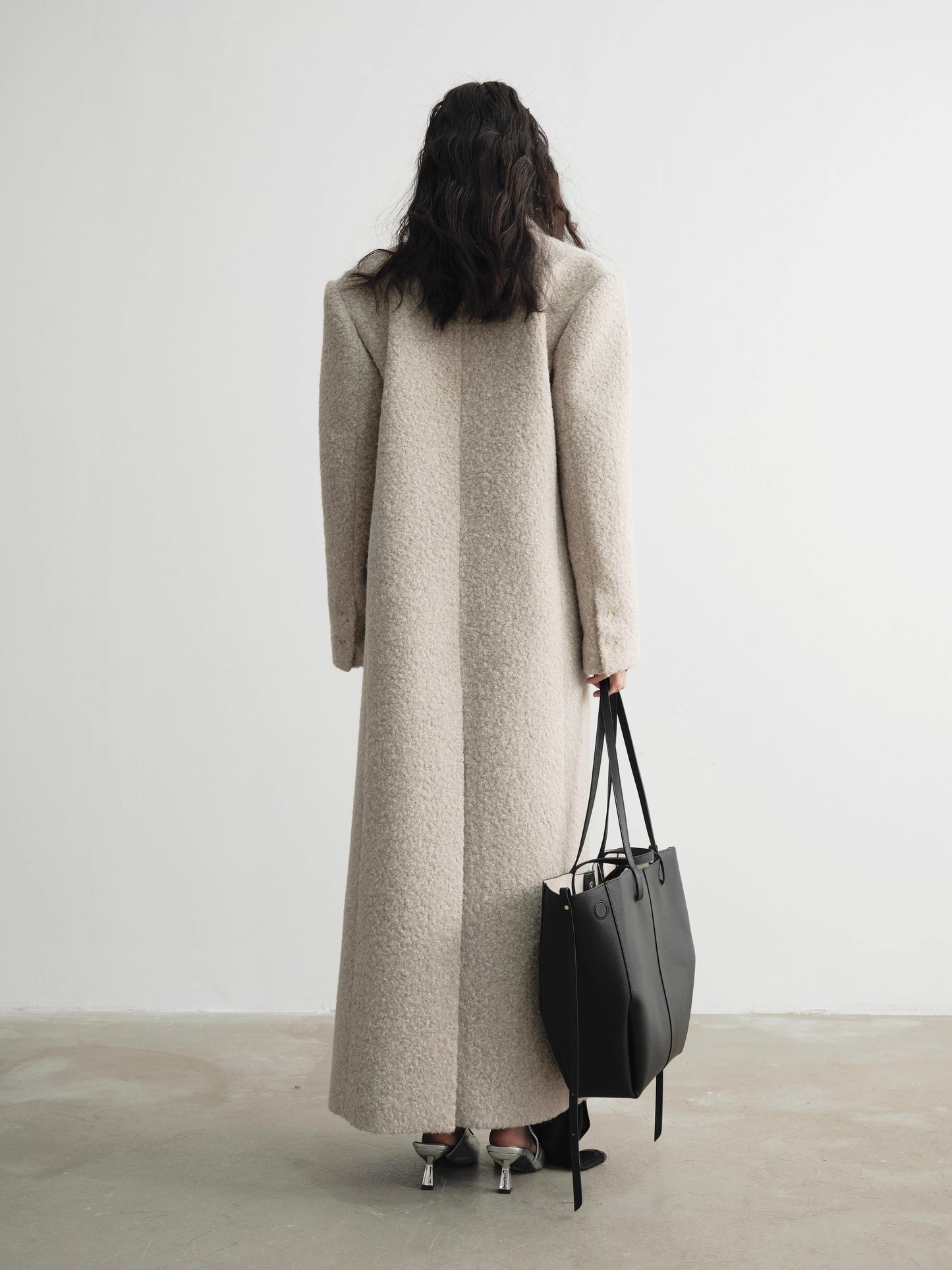 Double Breasted Wool Long Coat NA5180