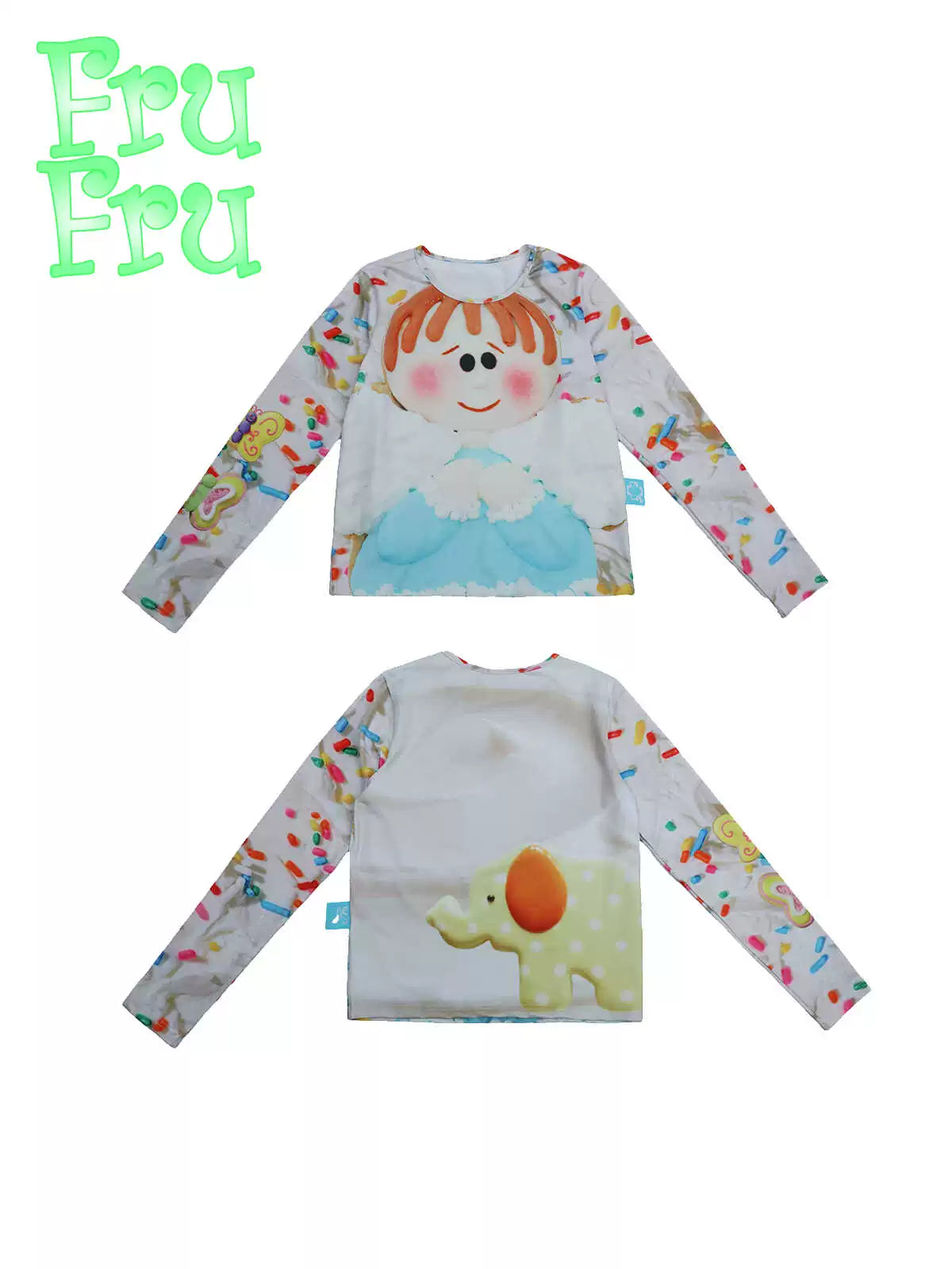 Angel Print Long Sleeve T-Shirt NA6572