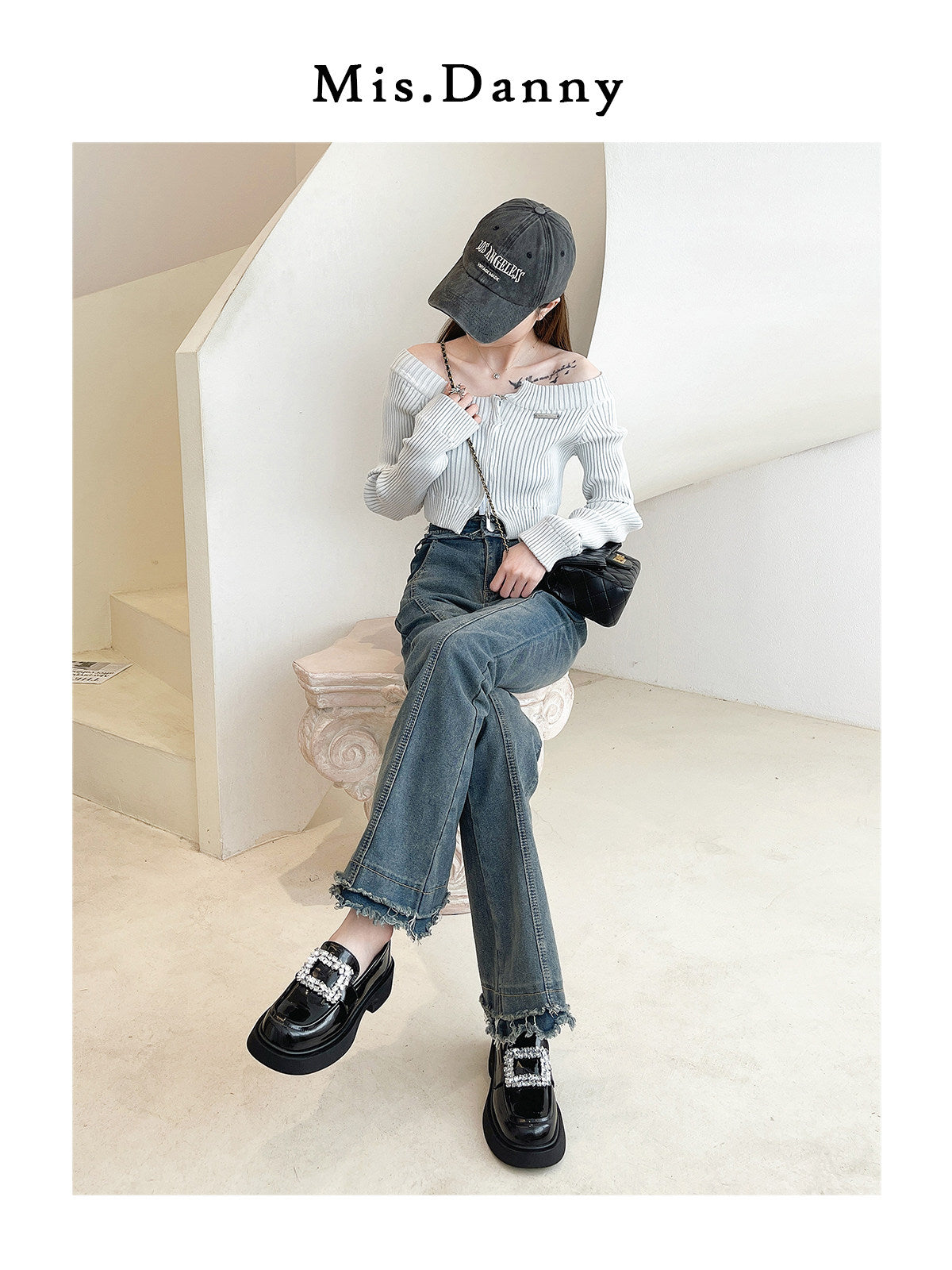 Round-Toe Platform PU Leather Loafers NA8701