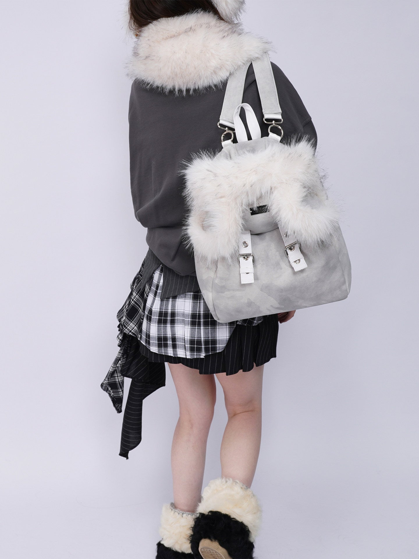 Fur Design Backpack NA8398