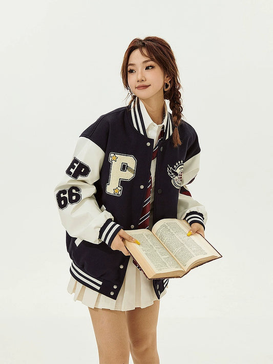 Oversize Baseball Jacket NA2663