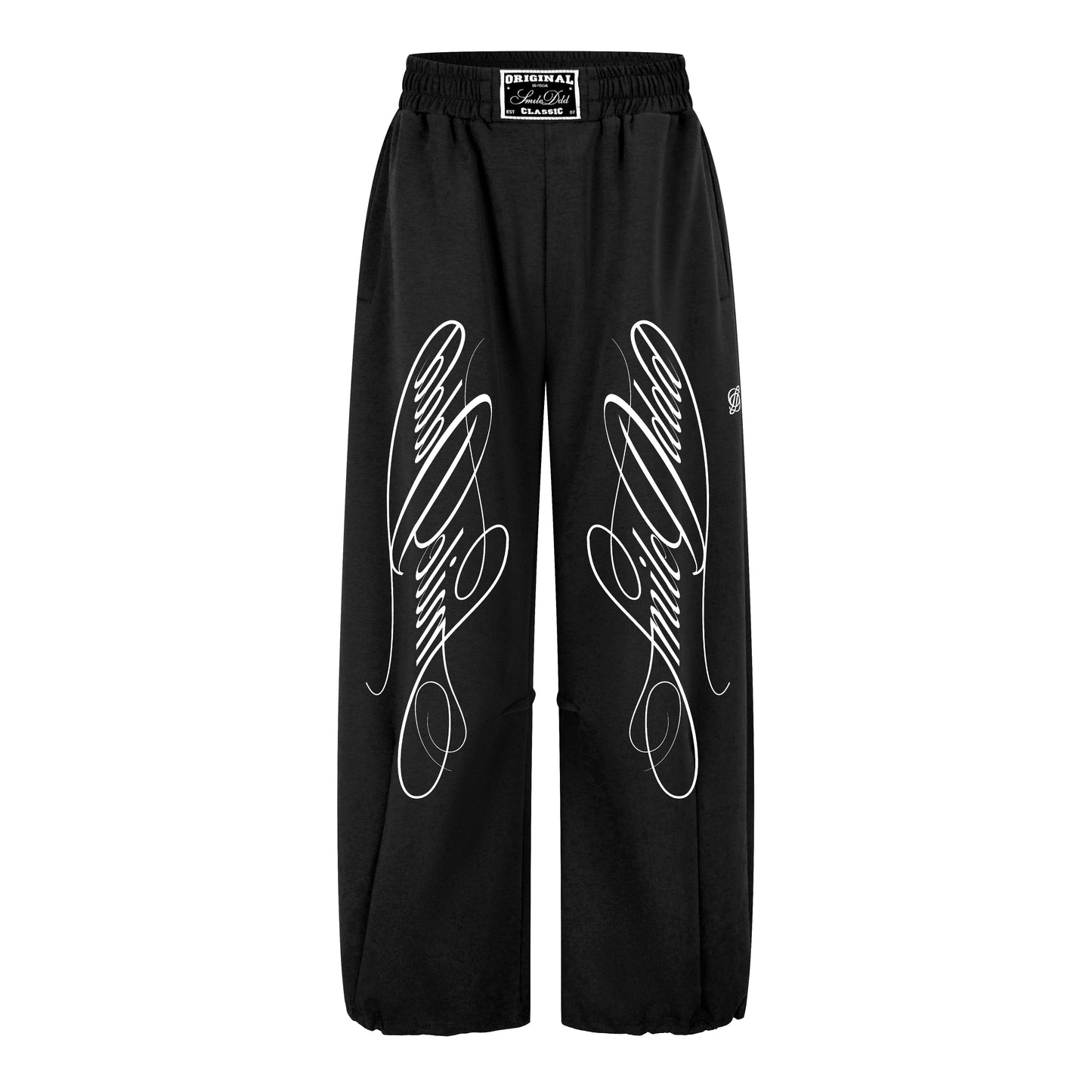 Letter Print Wide Leg Sweatpants NA8952