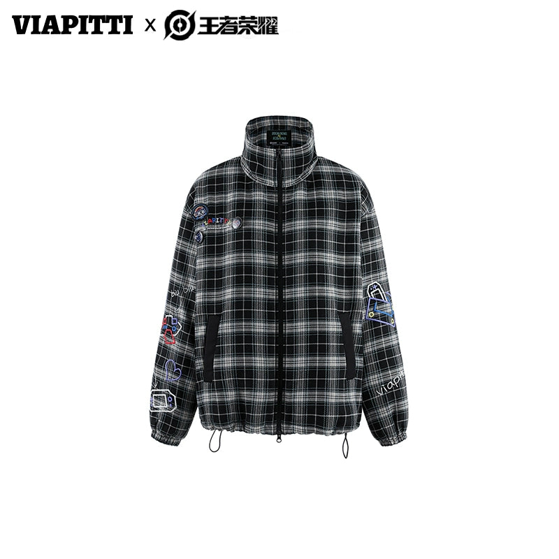 Plaid Puffer Jacket NA4654