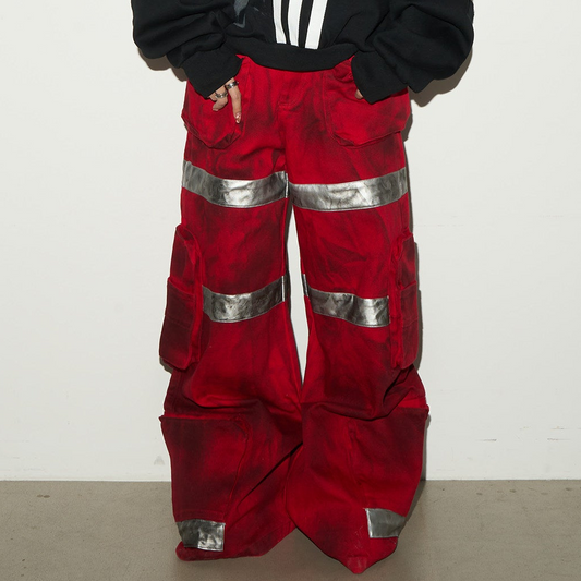 Reflective Stripe Cargo Pants NA9091