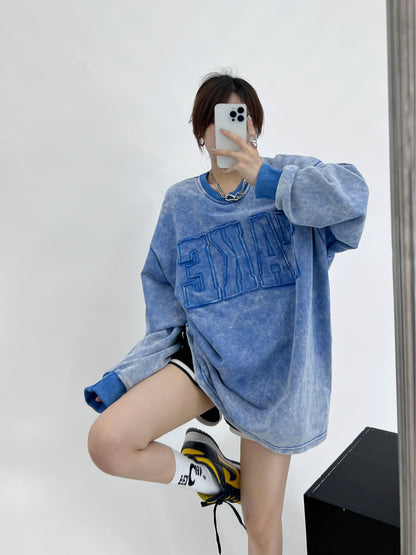 Washed Oversized Sweatshirt NA2770