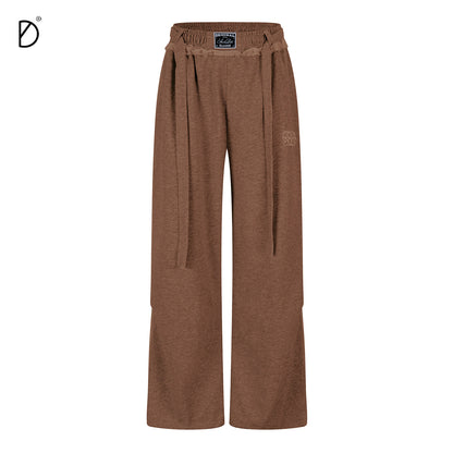 Fringe Logo Hoodie & Fringe Wide Leg Sweatpants Setup NA8950