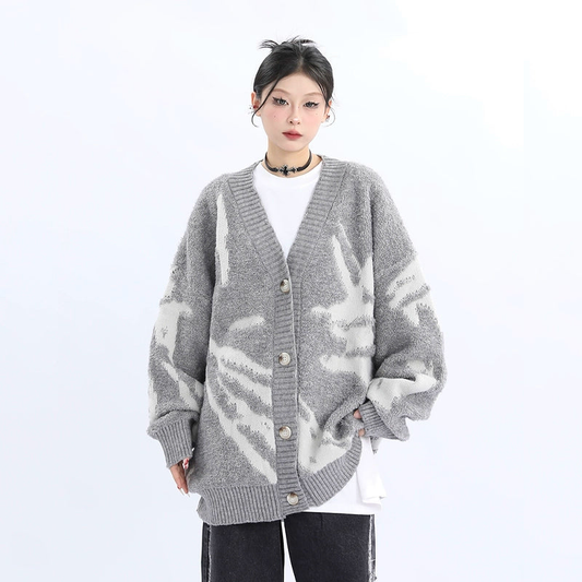 Oversized Knit Cardigan NA1708