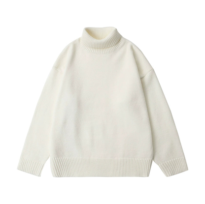 Oversize Turtleneck Knit Sweater NA1808