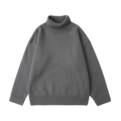 Oversize Turtleneck Knit Sweater NA1808