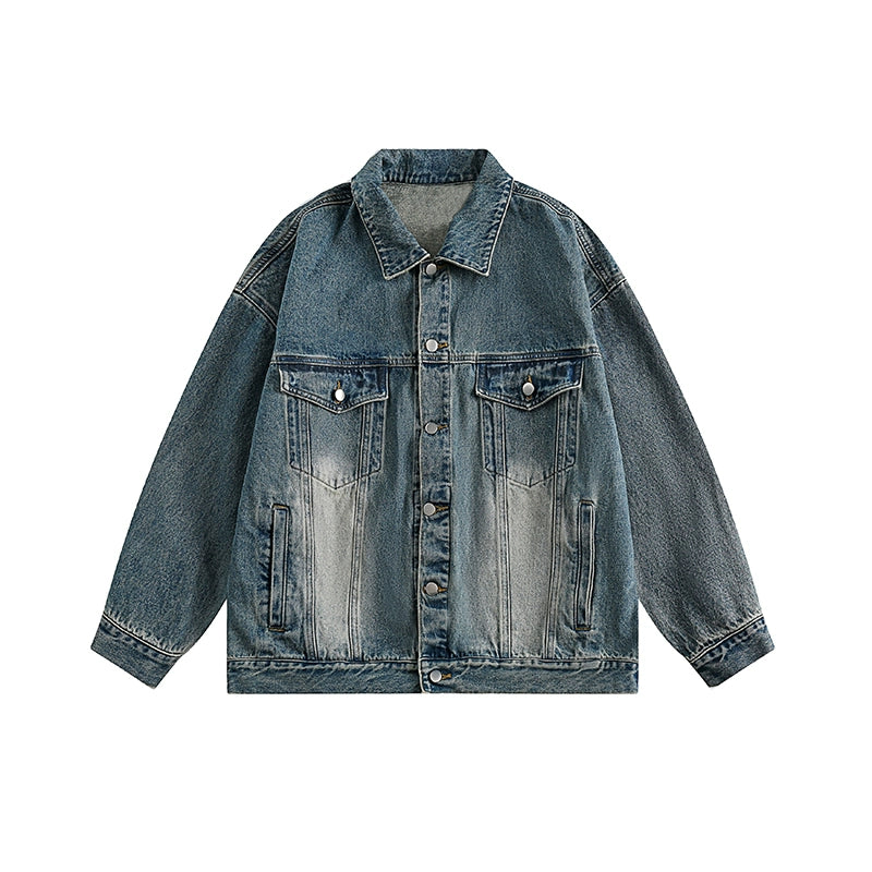 Oversized Washed Denim Jacket NA1700