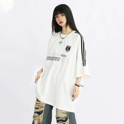 Raglan sleeve oversized T-shirt NA1766