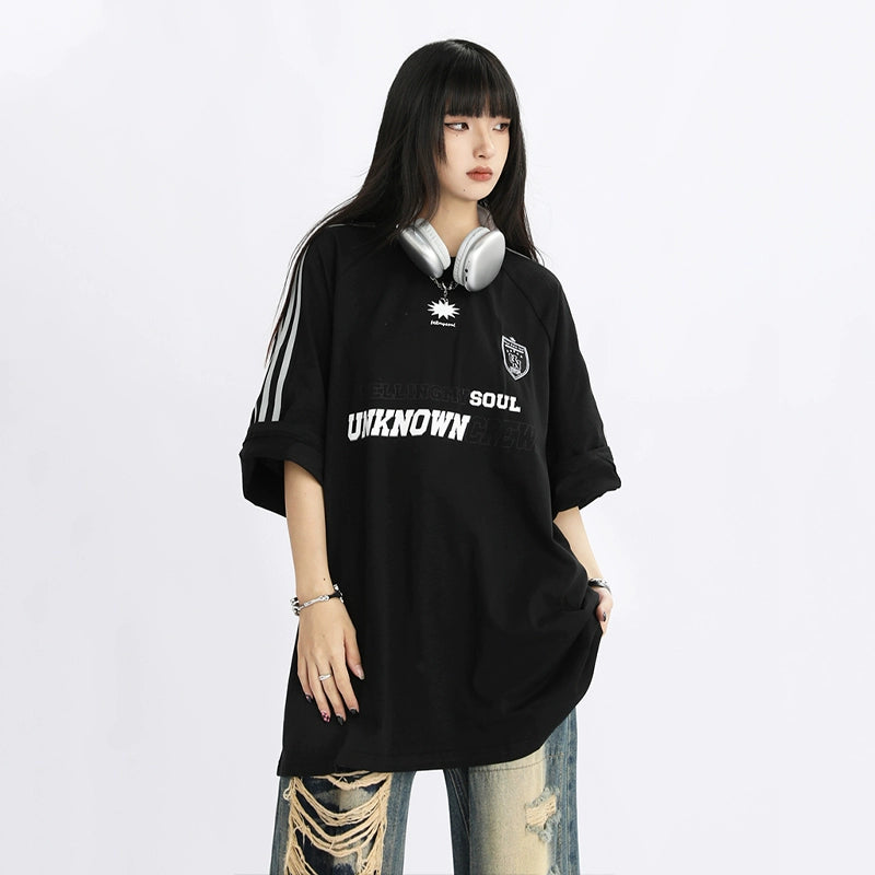 Raglan sleeve oversized T-shirt NA1766